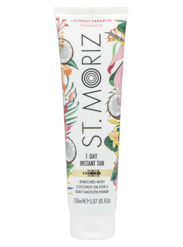 Бронзатор з легким ефектом засмаги St Moriz Shimmer 1 Day Tan Coconut Paradise