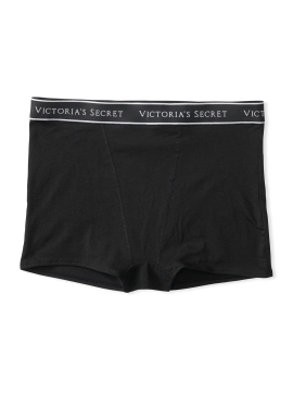 Фото Бавовняні трусики-шортики від Victoria's Secret - Black