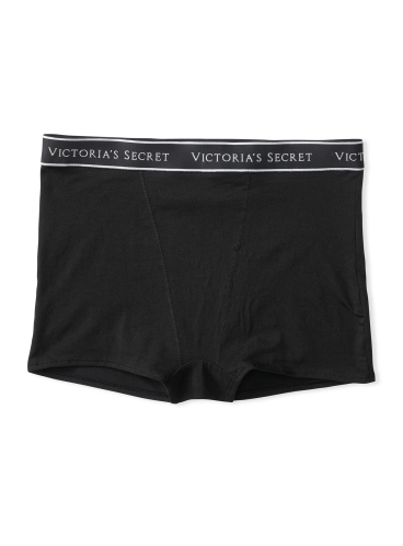 Хлопковые трусики-шортики от Victoria's Secret - Black