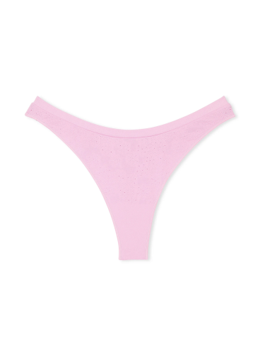 Трусики-стринги SEAMLESS от Victoria's Secret PINK - Pink Bubble Daisy