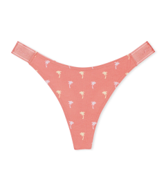 Высокие трусики-стринги High Leg Logo от Victoria's Secret PINK - Pink Palms