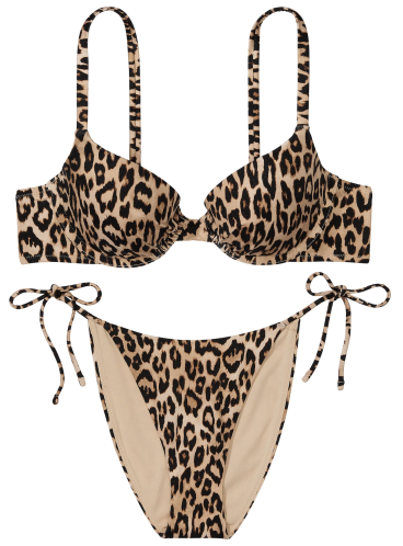 NEW! Стильный купальник с Push-Up от Victoria's Secret - Leopard