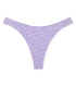 Трусики-стринги High Leg Logo от Victoria's Secret PINK - Wisteria Purple Logo Script Print