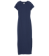 Облегающее платье в рубчик Contour Ribbed Midi Dress от Victoria's Secret PINK - Navy