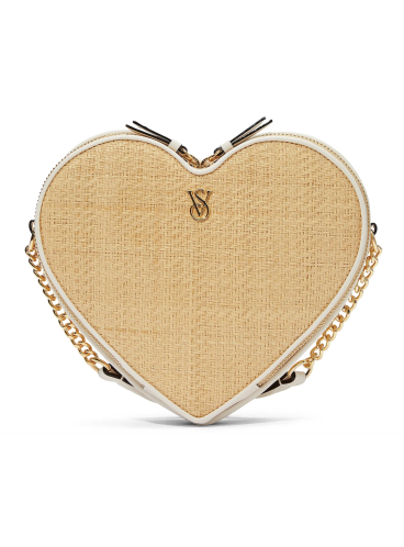 Сумочка Heart Crossbody від Victoria's Secret - Straw