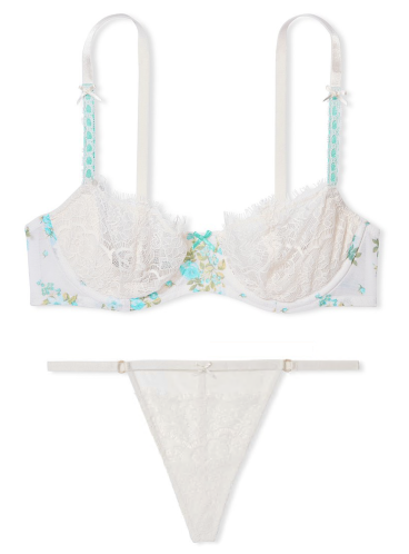 Комплект Wicked Unlined Lace Balconette от Victoria's Secret - Coconut White