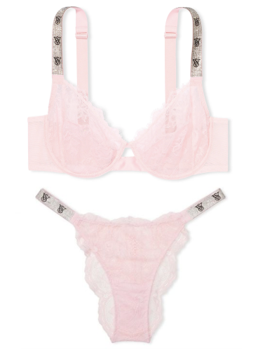 Мереживний комплект The Fabulous Shine Strap від Victoria's Secret - Pretty Blossom