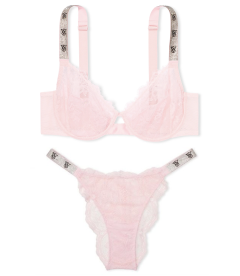 Кружевной комплект The Fabulous Shine Strap от Victoria's Secret - Pretty Blossom