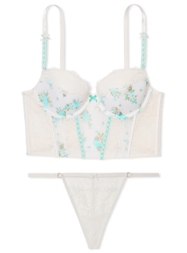 Докладніше про Комплект Dream Angels Lightly Lined Lace Ribbon-Slot Corset від Victoria&#039;s Secret