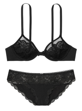 More about Кружевной комплект Unlined Demi из серии Body by Victoria от Victoria&#039;s Secret - Black