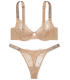 Кружевной комплект The Fabulous Shine Strap Full Cup от Victoria's Secret - Praline