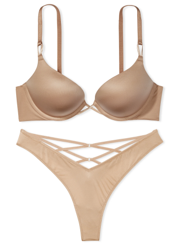 Комплект белья с 2-м Push-Up из серии Bombshell от Victoria's Secret - Praline