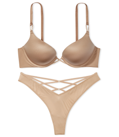 Комплект белья с 2-м Push-Up из серии Bombshell от Victoria's Secret - Praline