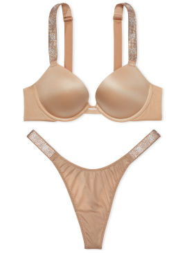 Фото Комплект з Push-Up Shine Strap із серії Very Sexy від Victoria's Secret - Praline