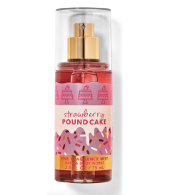 Мини-спрей для тела Bath and Body Works - Strawberry Pound Cake