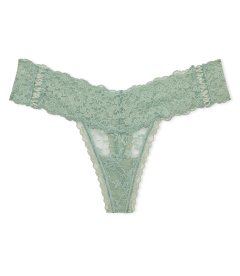 Кружевные трусики-стринги из коллекции The Lacie от Victoria's Secret - Sage Dust