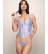 Роскошный комплект с корсетом Very Sexy The Classic Silk от Victoria's Secret - Blue