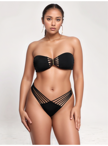 Стильний купальник Strappy Bandeau від Victoria's Secret - Black