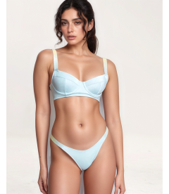 NEW! Стильний купальник Shine Strap Wicked Bikini від Victoria's Secret - Purity Blue