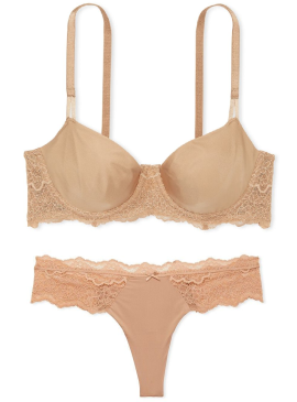 Фото Комплект белья Victoria's Secret Wicked Unlined Balconette - Praline