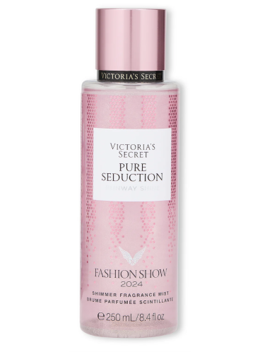 Спрей для тела Pure Seduction Fashion Show '24 Runway c шиммером от Victoria's Secret