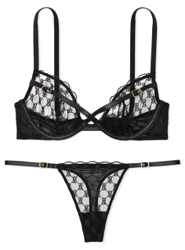 Фото Комплект Embroidery Unlined Low-Cut Demi от Victoria's Secret