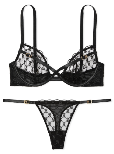 Комплект Embroidery Unlined Low-Cut Demi от Victoria's Secret