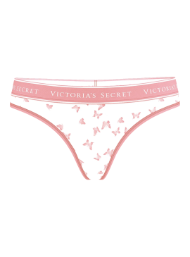 Фото Трусики-стринги Victoria's Secret из коллекции Stretch Cotton - Parlour Rose Butterflies