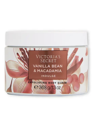 Відлущуючий скраб для тіла із серії Natural Beauty від Victoria's Secret - Vanilla Bean & Macadamia
