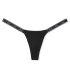 Хлопковые трусики-стринги Victoria's Secret PINK - Black